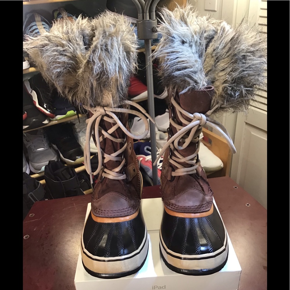 Sorel Joan Of Arctic 09 Boots Tobacco Sudan.